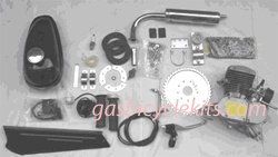 66cc standard silver bicycle motor kit