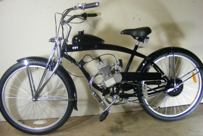 springer fork motorized bicycle 66cc