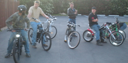 austin motorized bicycle gang